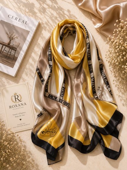 Shawl Stylish Women Thin Silk Scarf